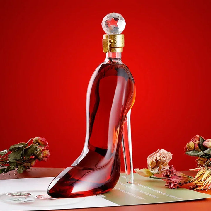 Lisslune | High Heel Fancy Glass Wine Decanter