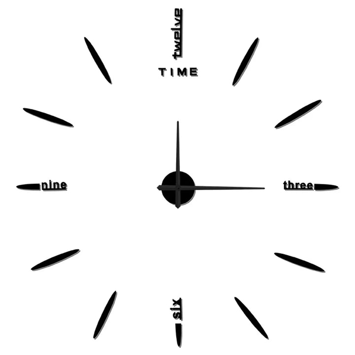 Lisslune | New large unique style acrylic wall clock