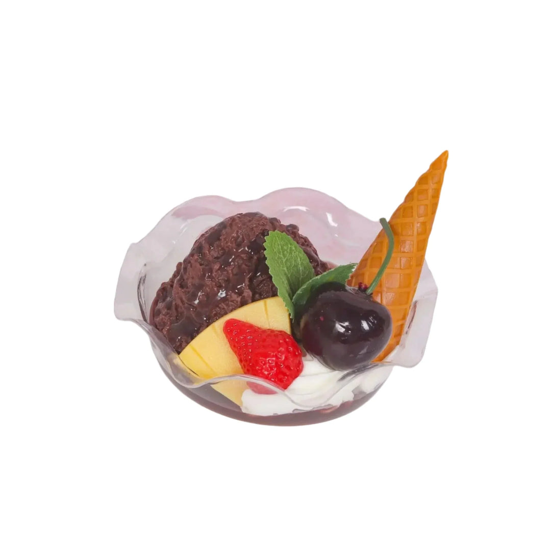 Lisslune | Realistic Synthetic Ice Cream Cake Decoration for Photography and Home Aesthetics - FCYY-044