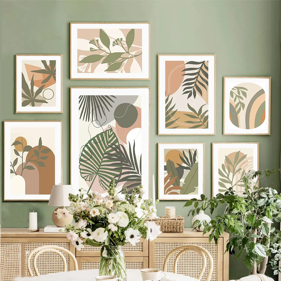 Lisslune | Monstera leaf canvas poster