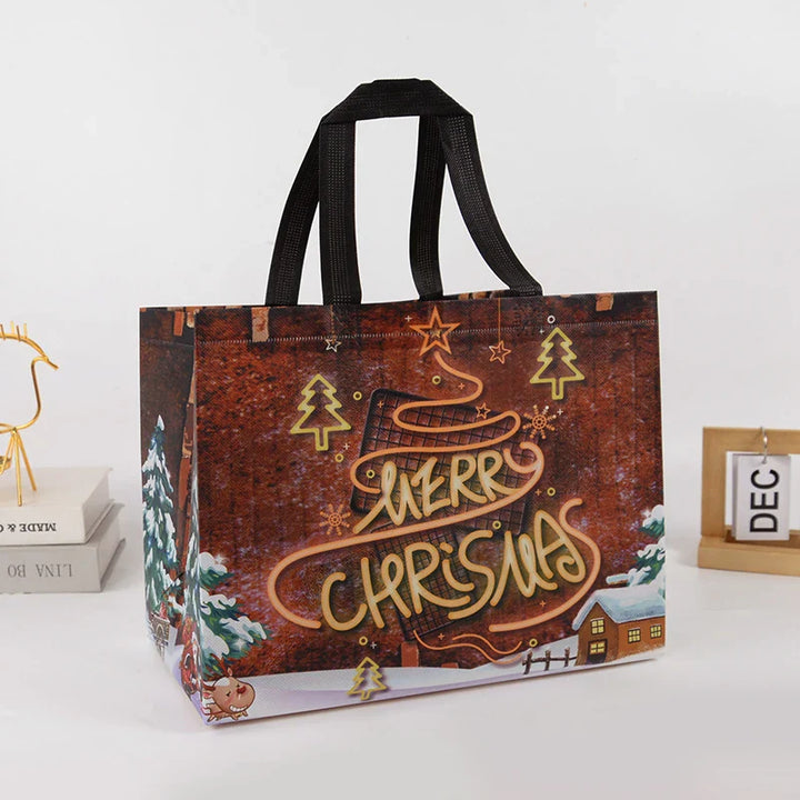Rynx Christmas gift bag Santa Claus snowman candy gift wrapping bag 2024 Merry Christmas party home decoration Navidad Noel 2025 New Year