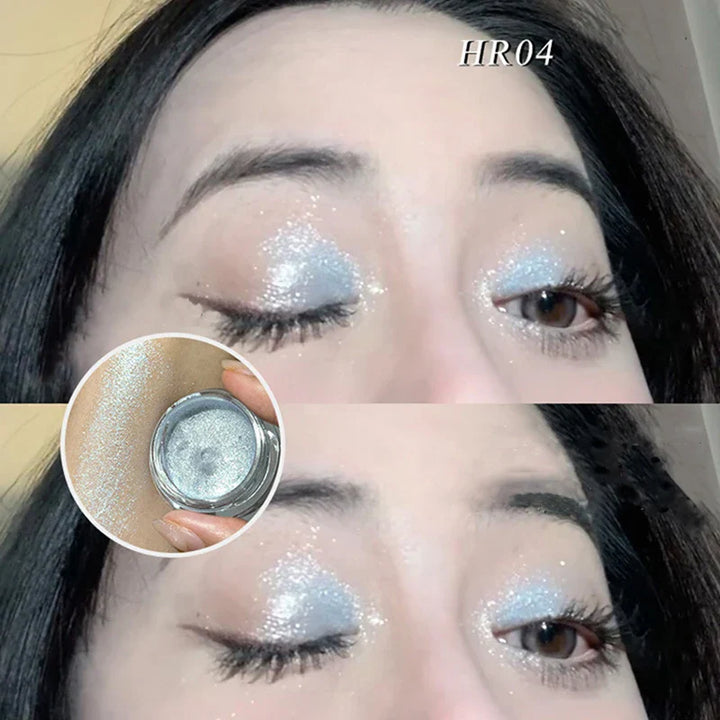 Rynx | Highlighter Gel Eyeshadow Brightening Purple Apricot Powder Shine Water Light Contour Face Body Eyes Illuminator Makeup