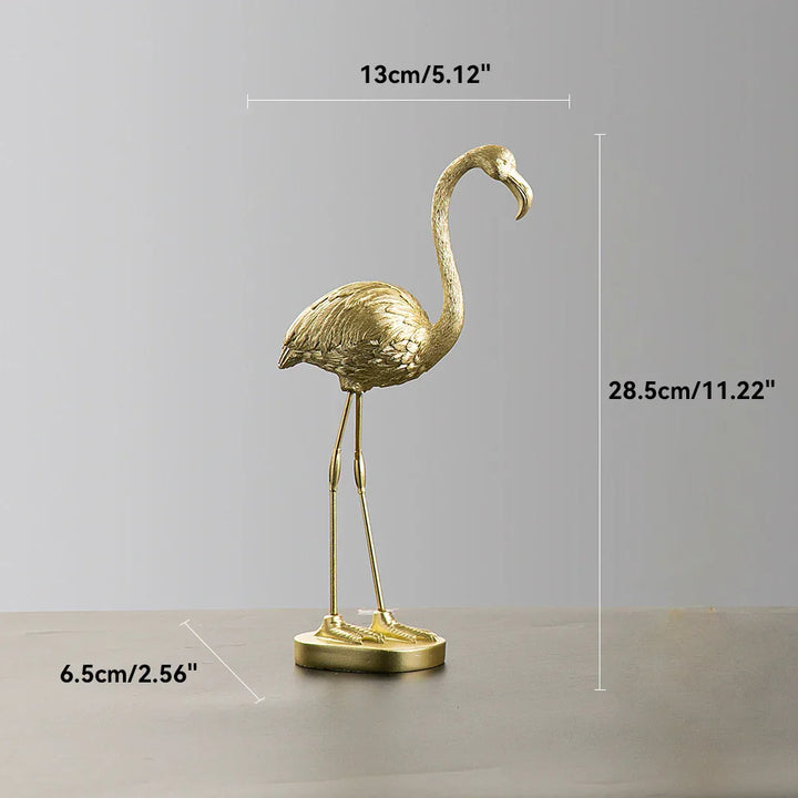 Lisslune | Nordic Flamingo Figurine Figure Statue Sculpture Living Room Office Wedding Party Ornaments Home Decor Decoration Accessories