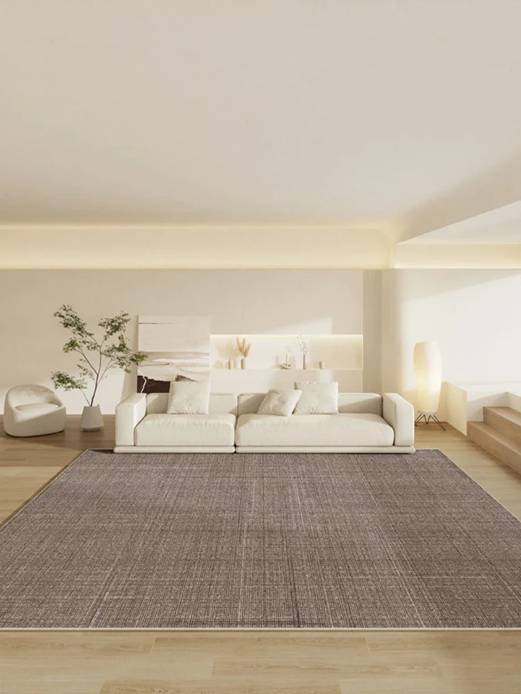 Rynx | Living Room Cream Stylish Sofa Carpets Easy Care Bedroom Nightstand Large Area Rug Luxury Wardrobe Decoration Non-Slip Rugs Carpet