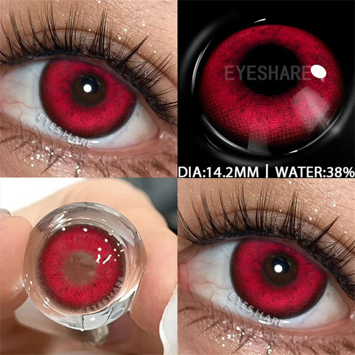 Rynx | Color contact lenses for the eyes 1 pair Korean fashion lenses Y2k Colorcon cosmetic brown lenses gray lenses green contact lenses