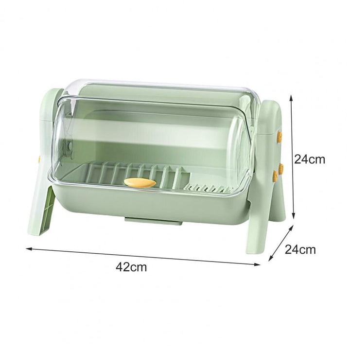 Lisslune | Dust-Proof Kitchen Dish Drainer Rack