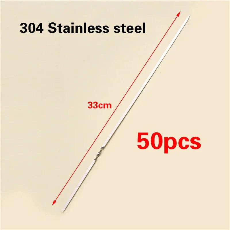 Lisslune | Ultimate Stainless Steel Skewer Set for Perfect Outdoor Grilling