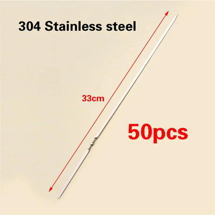 Lisslune | Ultimate Stainless Steel Skewer Set for Perfect Outdoor Grilling
