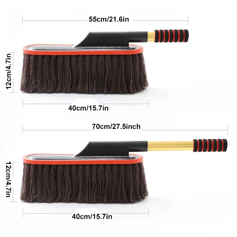 Lisslune | Auto Clean Telescopic Microfiber Dust Removal Brush for