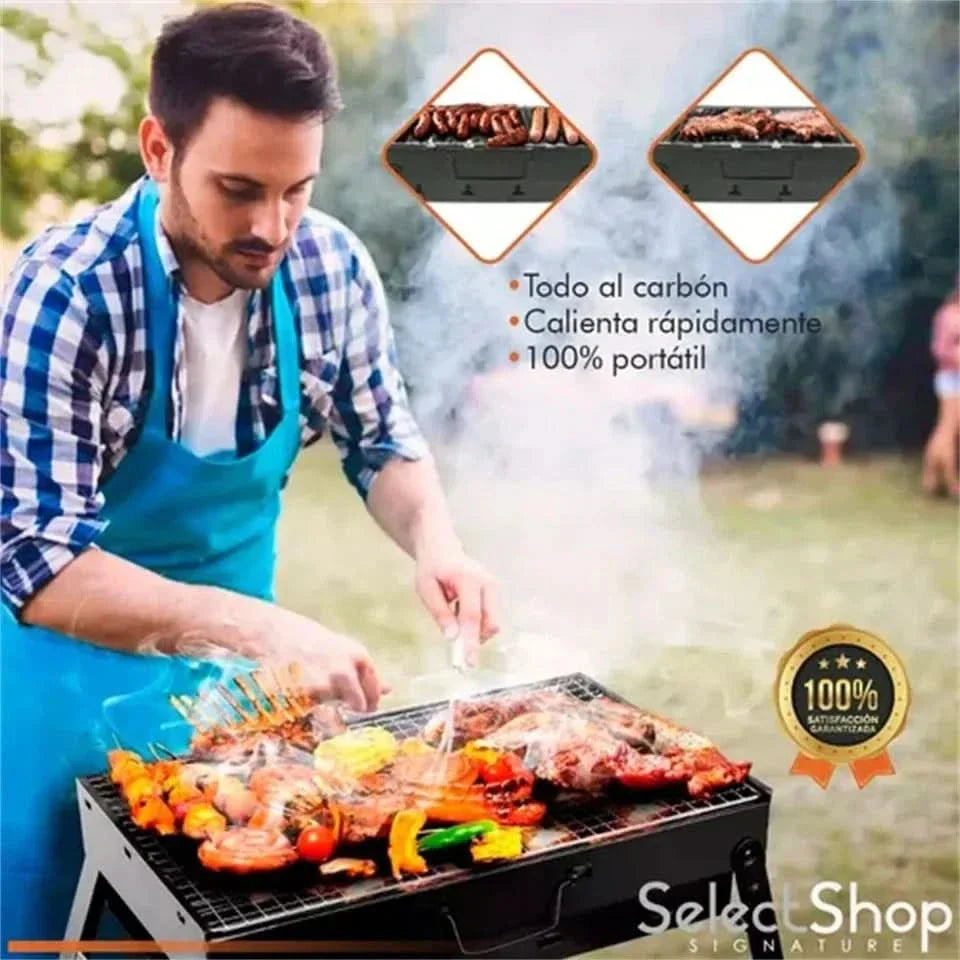 Lisslune | CampFlare Charcoal Grill – Compact & robust for grilling on the go