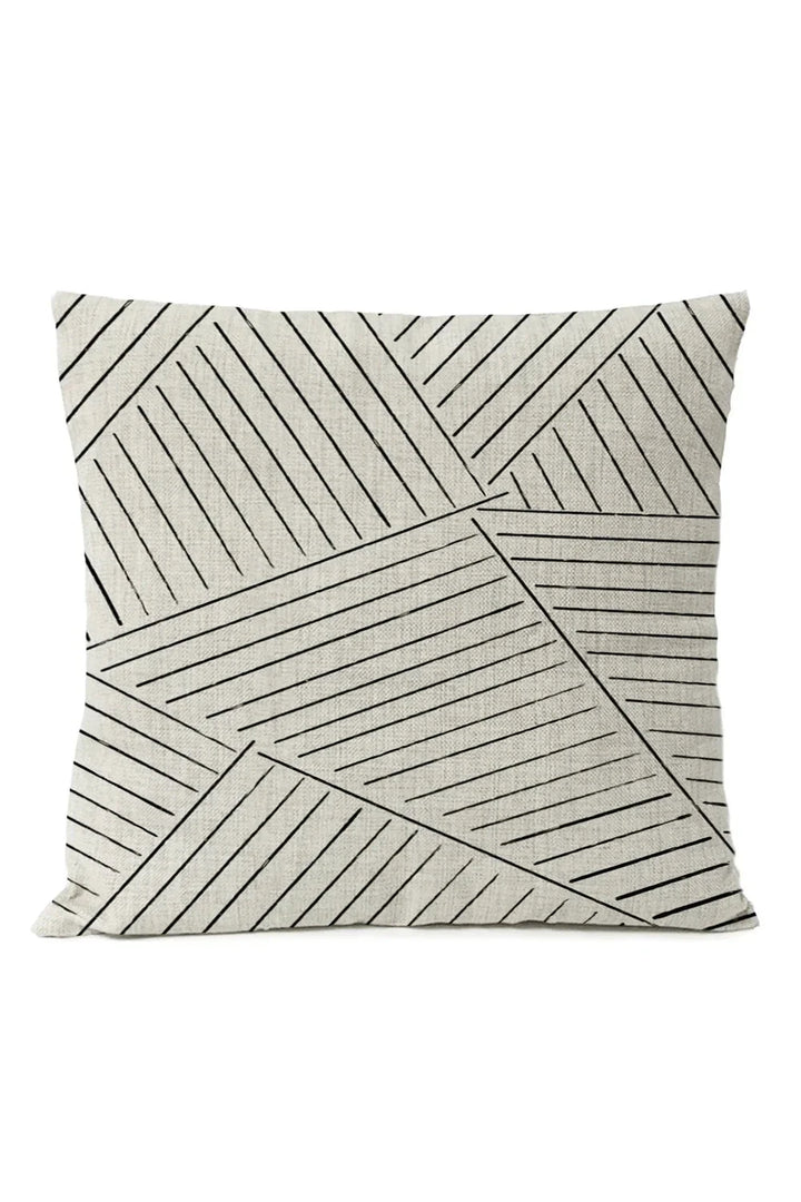 Lisslune | Black Geometric Pillowcase