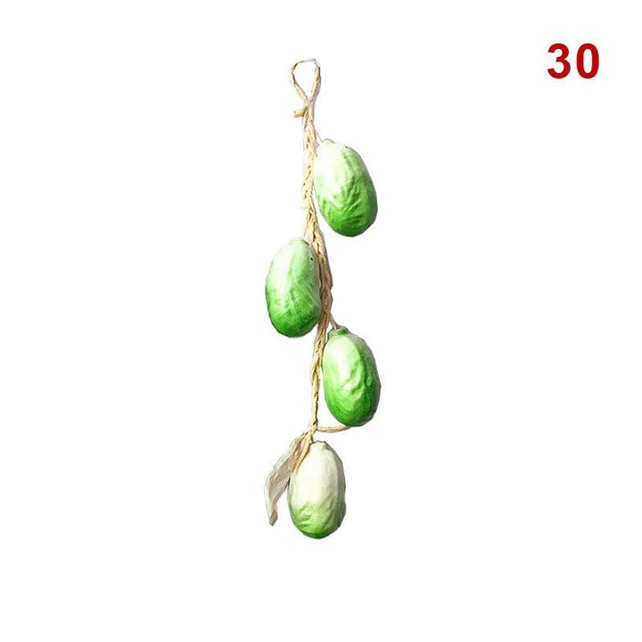 Lisslune | Realistic Hanging Foam Fruit and Seafood Decoration for Home and Event Enhancement