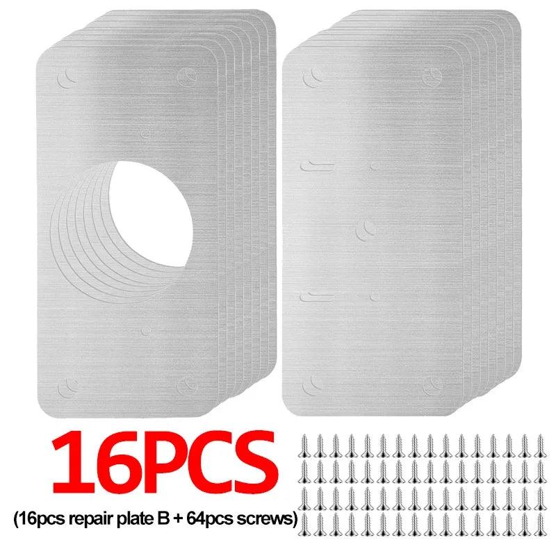 Lisslune | Premium Stainless Steel Silver Hinge Repair Solution for Furniture and Cabinet Revitalization