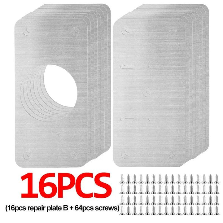 Lisslune | Premium Stainless Steel Silver Hinge Repair Solution for Furniture and Cabinet Revitalization