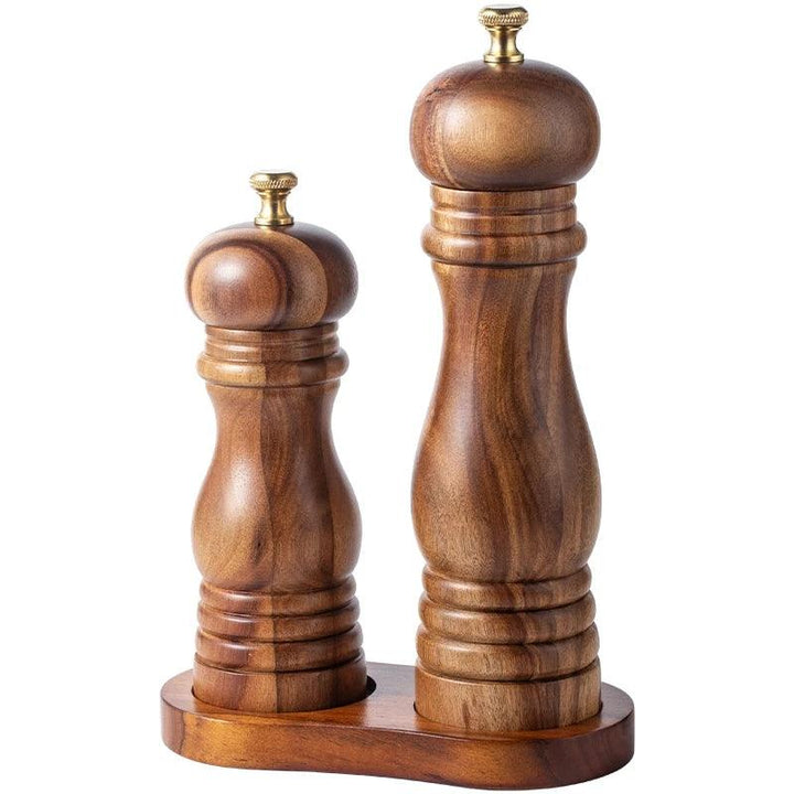 Lisslune | Elegant Acacia Wood Spice Mills - Enhance the Aesthetics of Your Kitchen