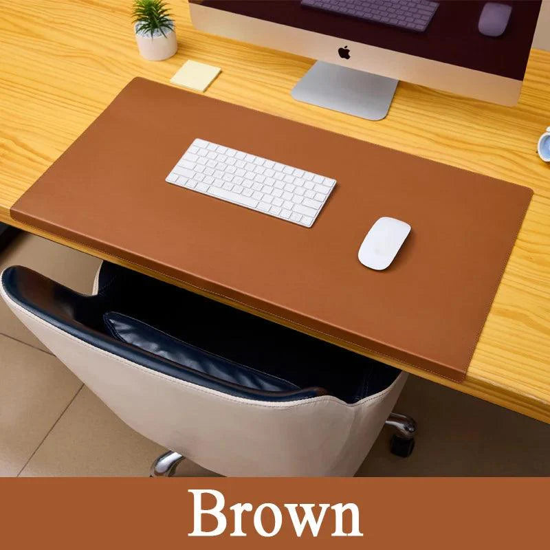 Lisslune | PU leather desk mat with adjustable elbow and wrist support
