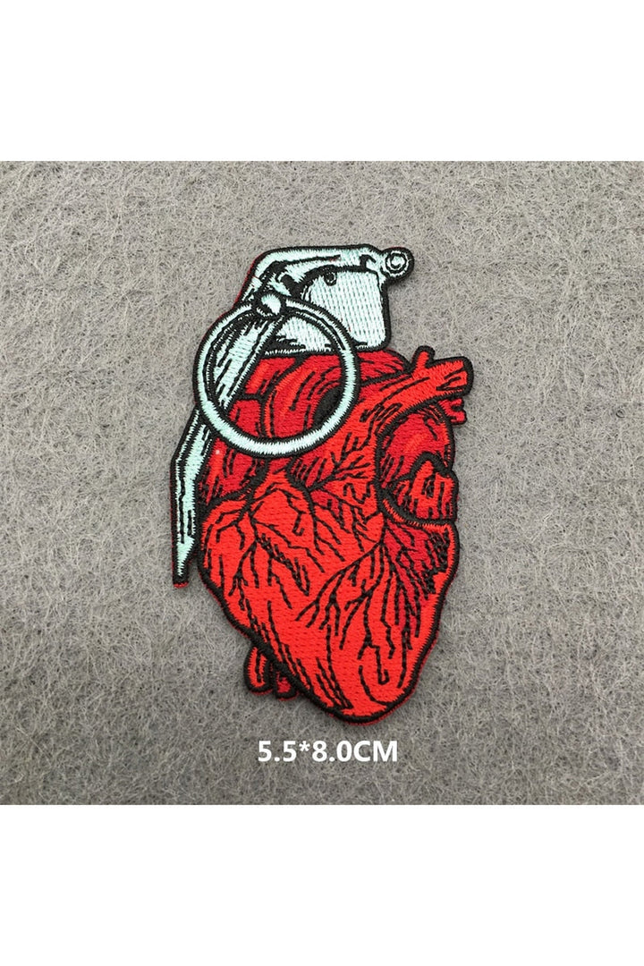 Lisslune | Punk embroidered patch set