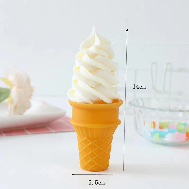 Lisslune | lifelike decorative ice cream cone model for photography and shop displays