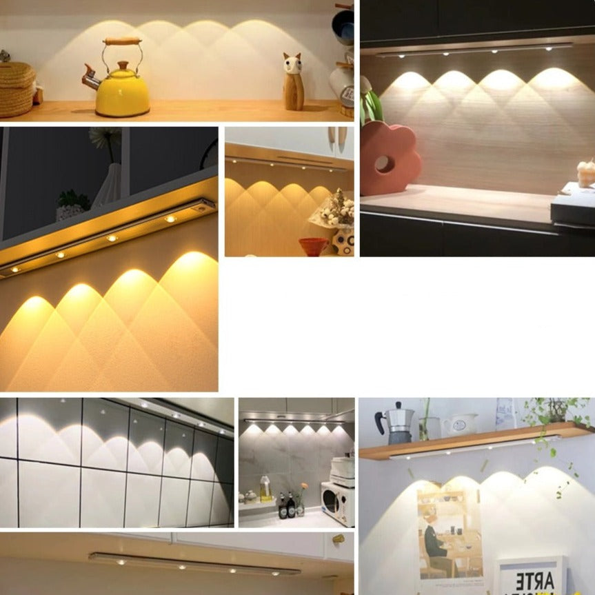 Lisslune | Royelux Rechargeable LED Cabinet Light - Motion Sensor, Dimmable, USB Charging