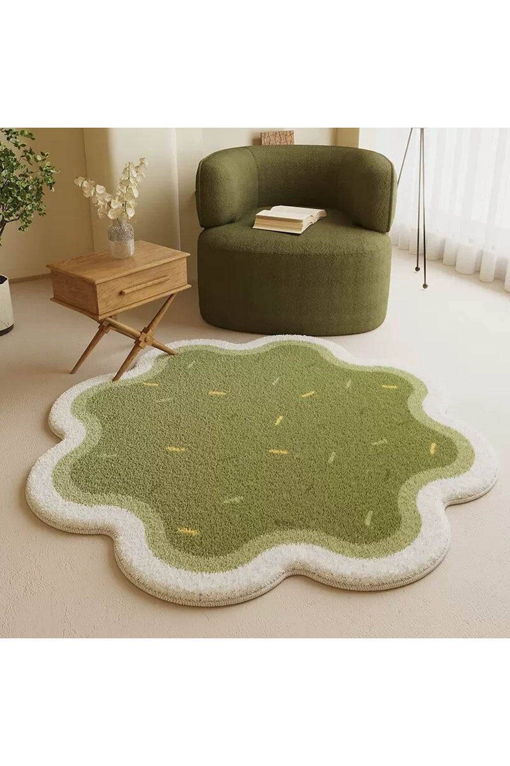 Lisslune | Floral Decor Rug