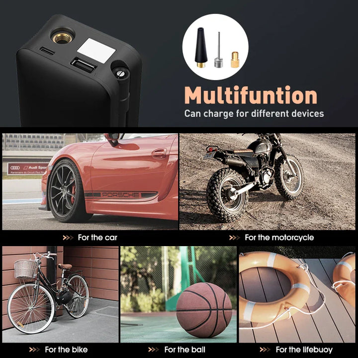 Lisslune | Rechargeable Portable Air Pump – AeroMax