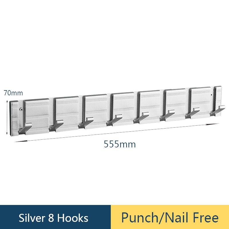 Lisslune | Modern Electroplated Aluminium Wall Hook Set - Elegant Storage Solution