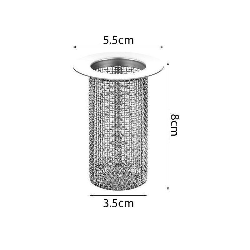 Lisslune | Premium Stainless Steel Sink Strainer with Superior Hair and Dirt Filtration Technology