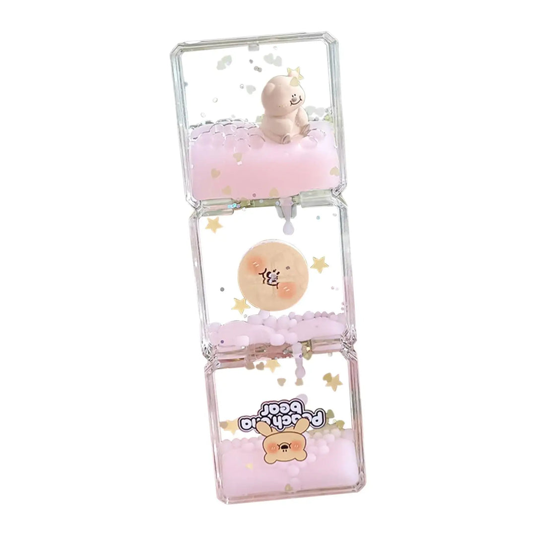 Lisslune | Floral Fantasy Liquid Cartoon Motion Hourglass