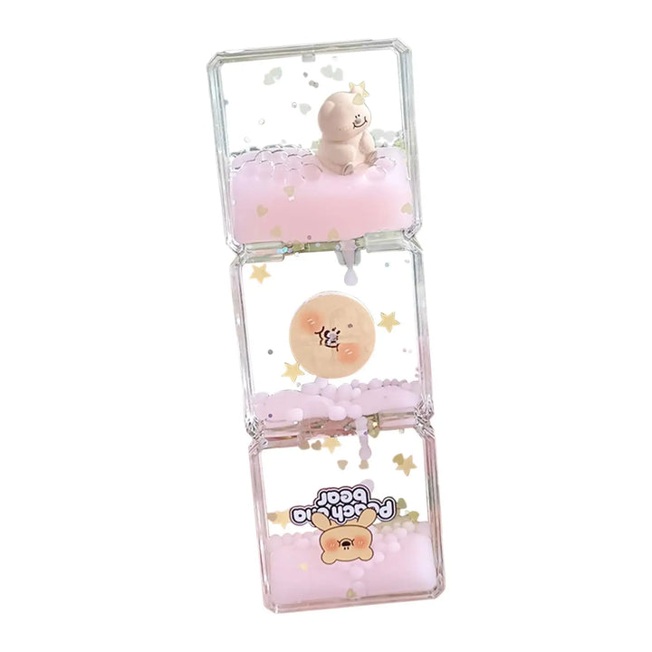 Lisslune | Floral Fantasy Liquid Cartoon Motion Hourglass