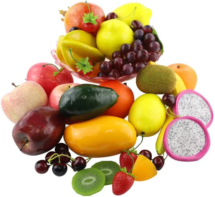 Lisslune | Vibrant Faux Fruit Decor Set - 2-Piece