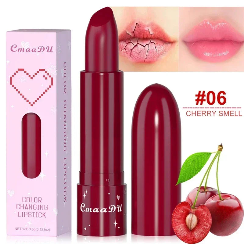 Rynx |6Color Waterproof Fruit Color Toning Gloss Changing Moisturizing Nourishing Glow Play Lip Balm Lip Color Care