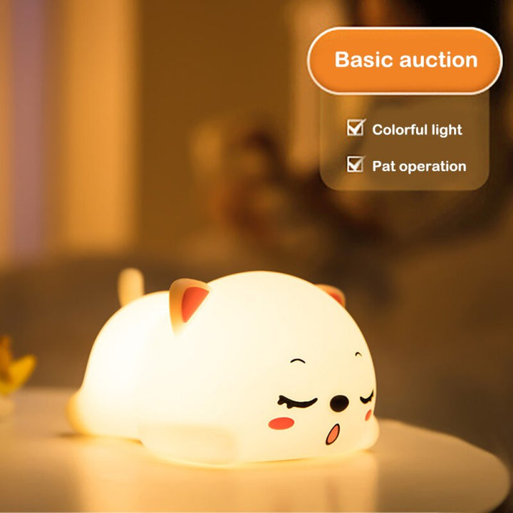 Lisslune | Mini Cat LED Touch Sensor Night Lamp