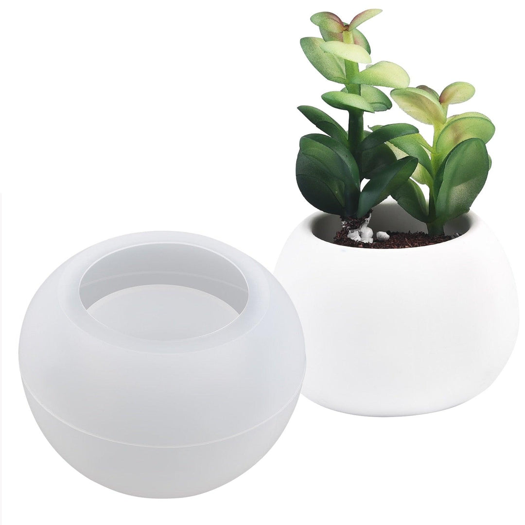 Lisslune | Silicone mold set for creative candle jars and flower planters