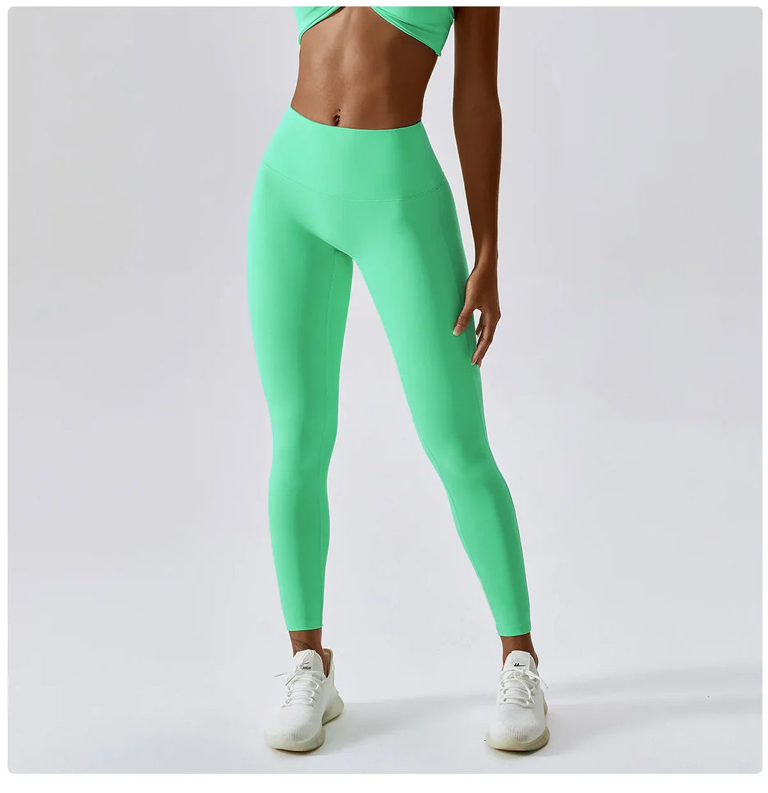 Lisslune | Breathable Push-Up Yoga Leggings with Peach Lift