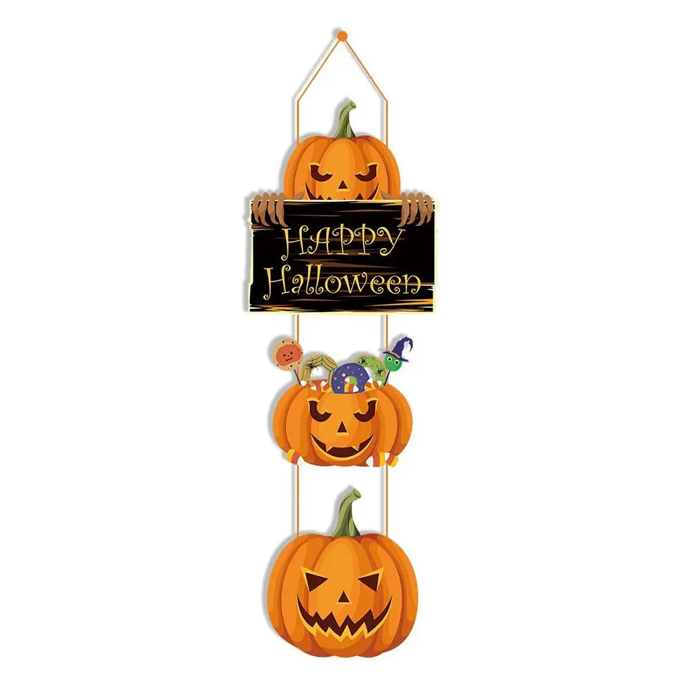 Rynx | Halloween Door Hanging Pumpkin Ghost Magical Hat Door Ornaments Home Garden Party Decoration