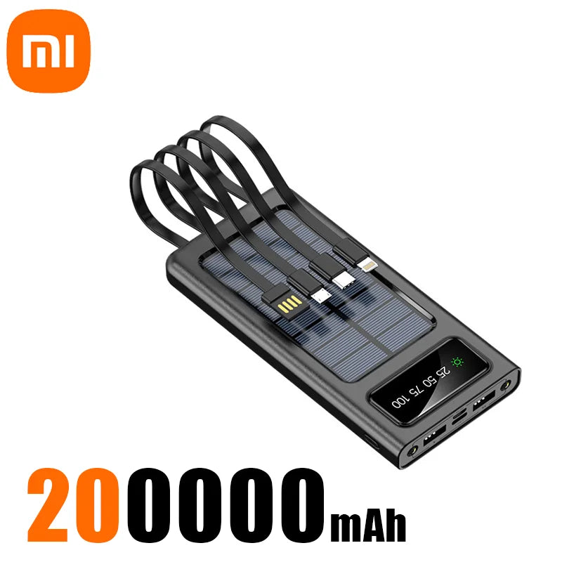 Lisslune | 200000mAh Solar Power Bank