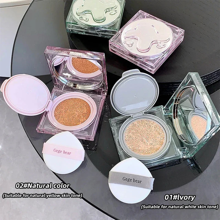 Rynx | Concealer Face Foundation Full Coverage Air Cushion BB Cream Skin Tone Brightening Against Bear Light Natural Liquid Foundation Makeup