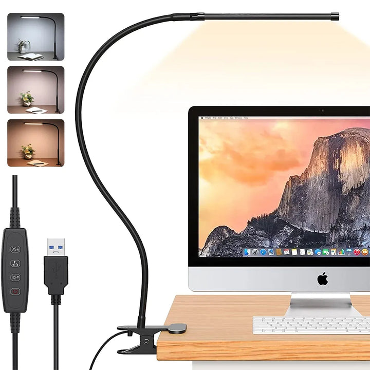 Lisslune | Adaptive Workspace Dimmable Flexible LED Lamp