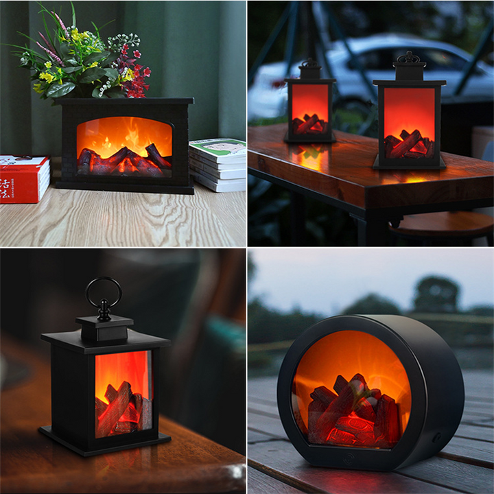 Lisslune | Inferno Portable Fireplace Night Lamp