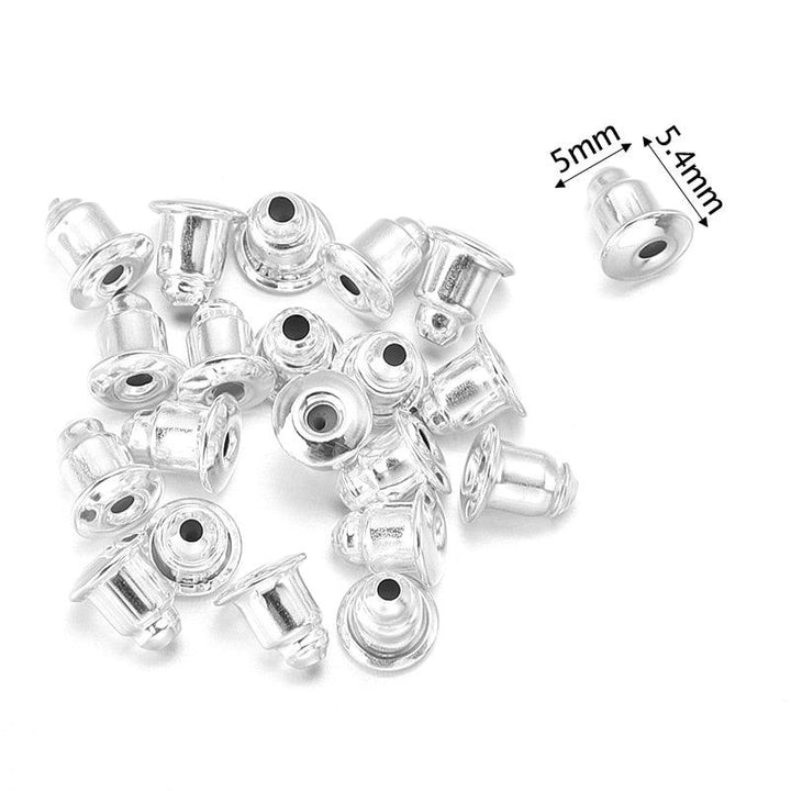 Lisslune | 500 Rubber Earring Back Stoppers: Essential Materials for Comfortable and Secure Jewelry Creations