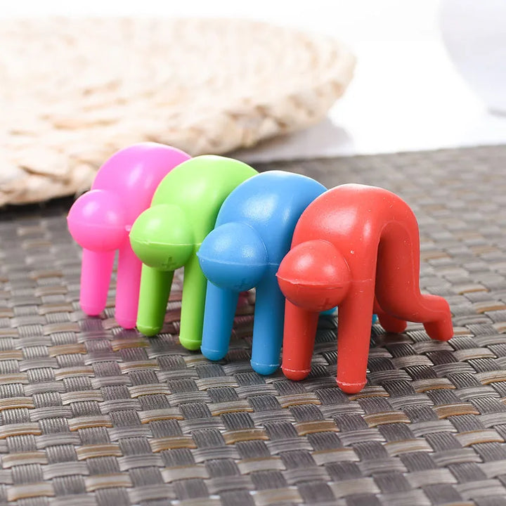 Rynx | Splash-proof lid lifter for soup pots kitchen tools lid holder silicone heat-resistant holder keep lid open large decoration
