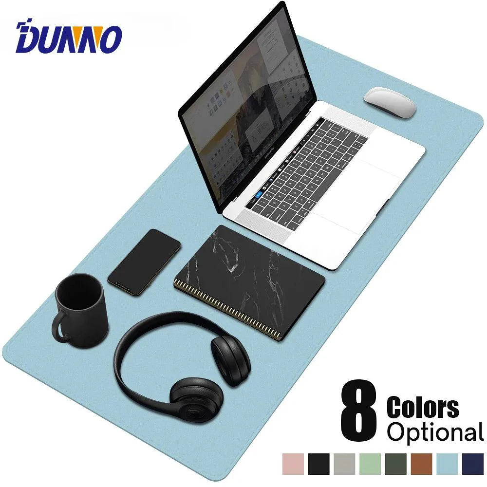 Lisslune | Premium Extra-Large Waterproof PU Leather Desk Protector - Multipurpose Mouse Pad for Office & Gaming with Anti-Slip Base