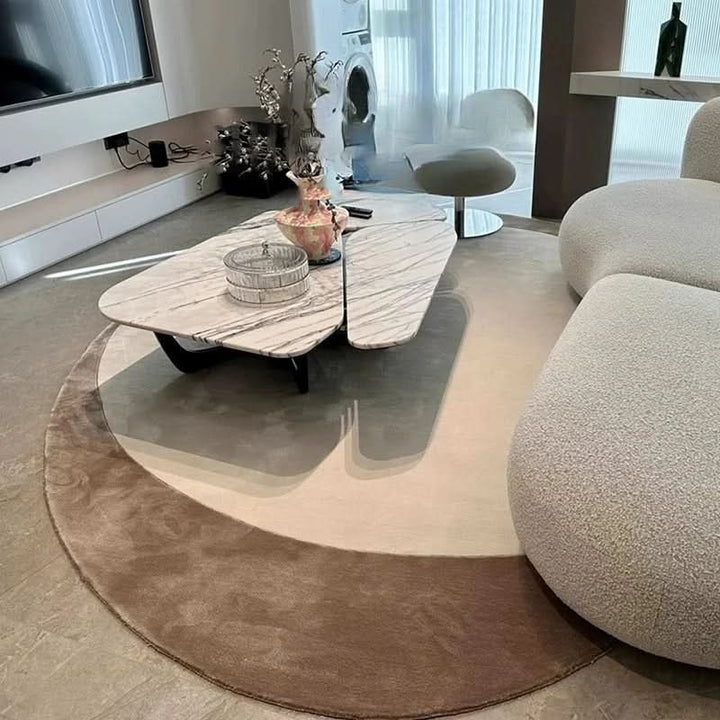 Lisslune | Modern Irregular Plush Rug for Living Room and Bedroom