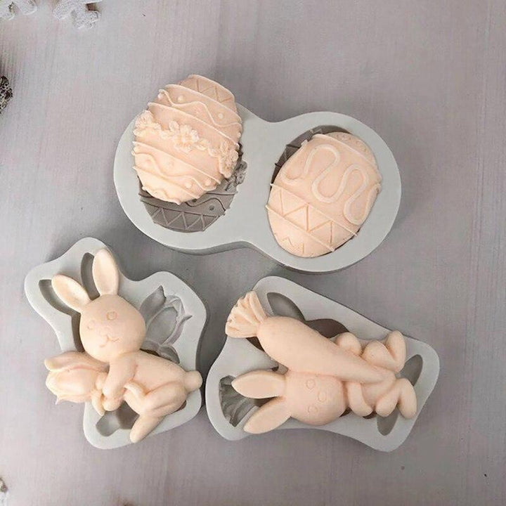 Lisslune | Easter Joy Silicone Molds Set for Playful Festive Baking