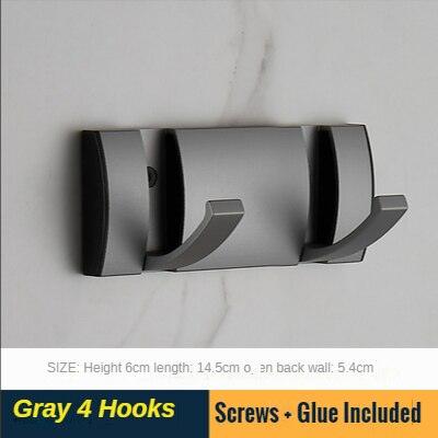 Lisslune | Elegant Black and Gold Folding Wall Hook Shelf for Stylish Storage Solutions