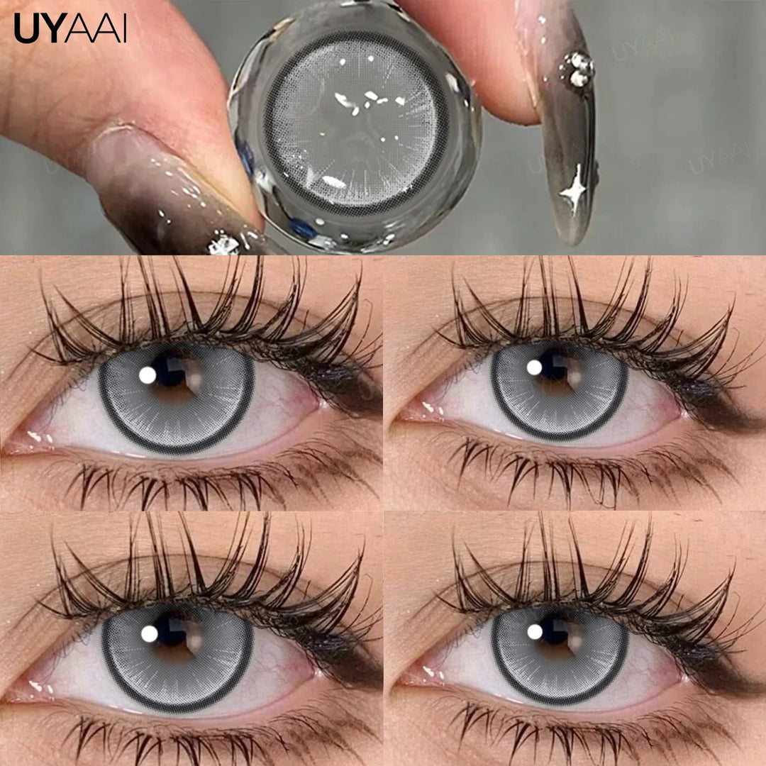 Rynx | Green contact lenses for eyes Cosmetic gray eye lenses y2k Korean style beauty eye color blue lenses