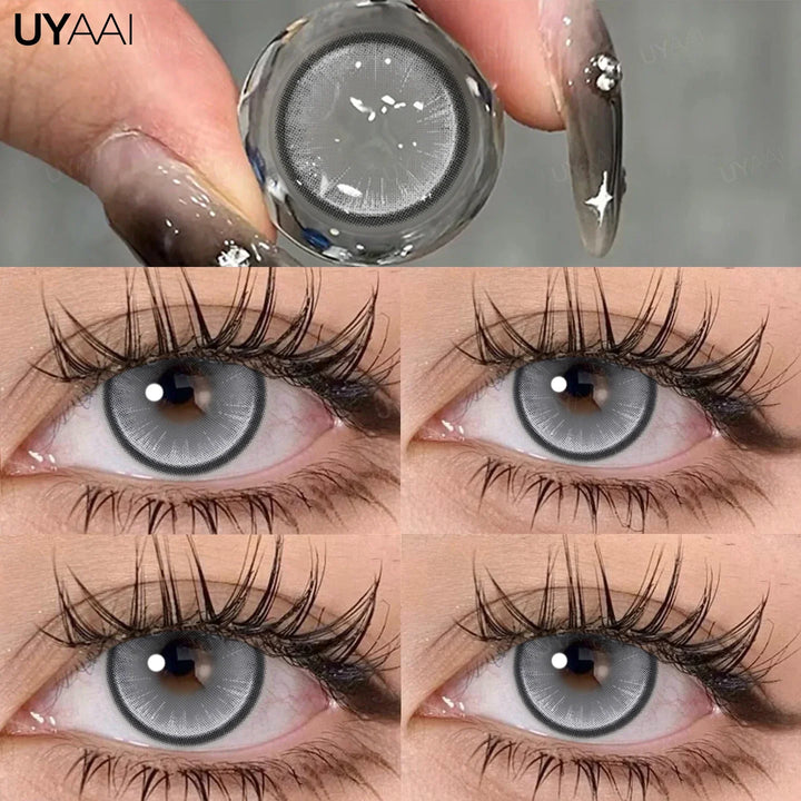 Rynx | Green contact lenses for eyes Cosmetic gray eye lenses y2k Korean style beauty eye color blue lenses