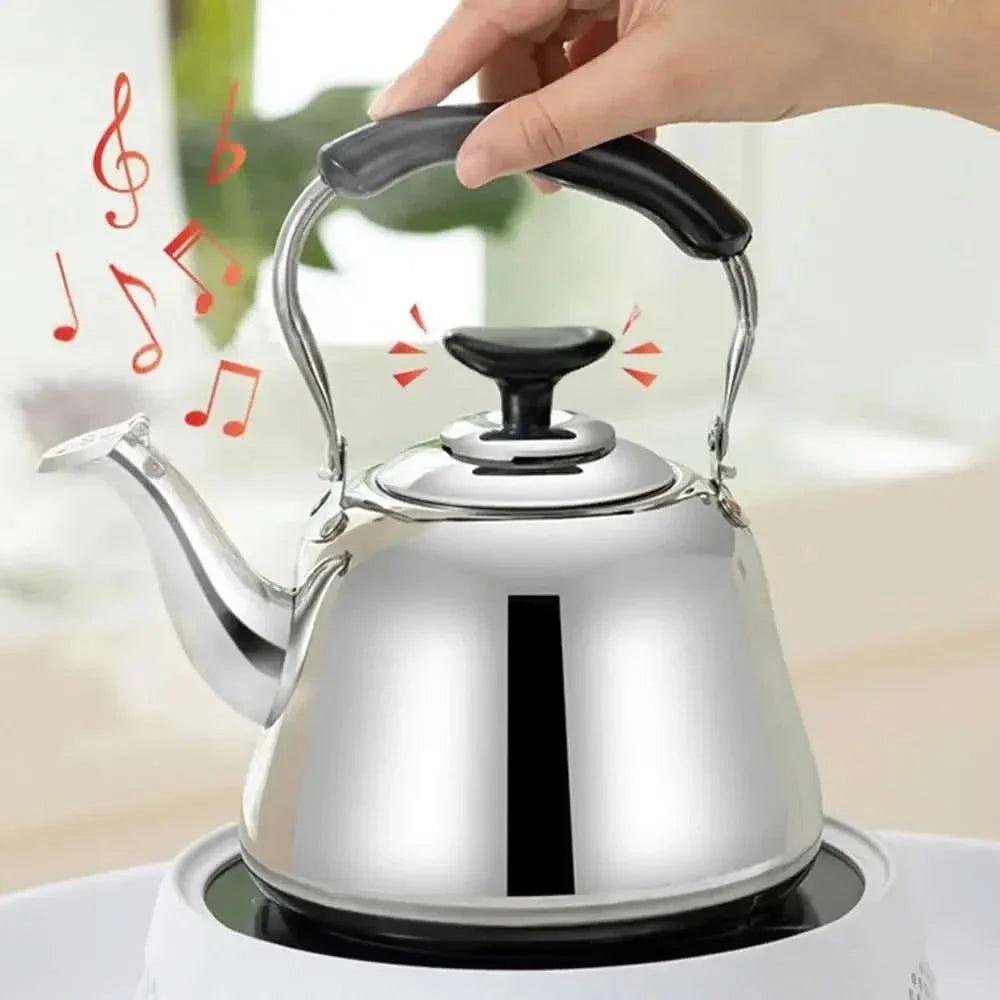 Lisslune | Stainless Steel Stovetop Kettle – Whistling Tea Kettle