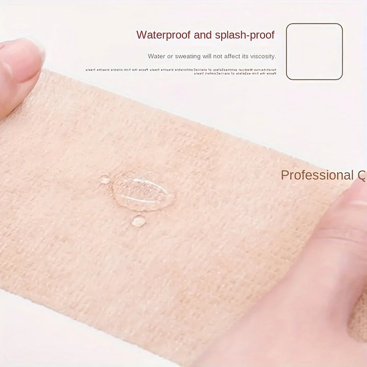 Rynx | 1 piece self-adhesive, cohesive bandage wrap, stretchable, non-woven, self-adhesive tape - skin-colored, elastic athlete bandage