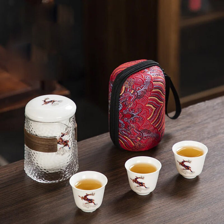 Lisslune | Forest Deer Ceramic Tea Set